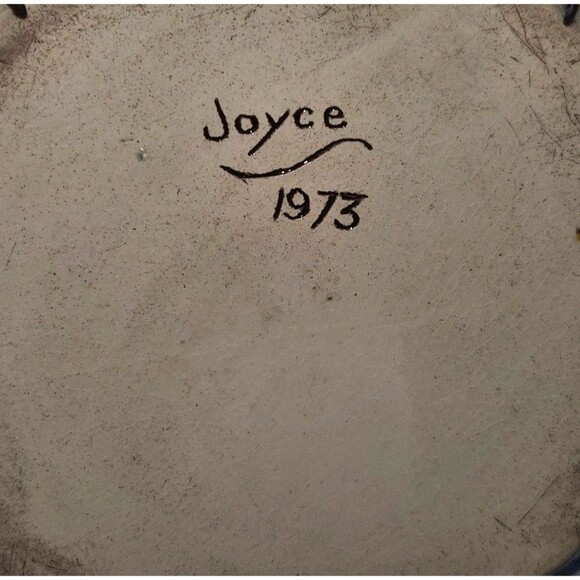 Vintage 1950's Falcon Ware Teapot Equestrian Pottery English Garden Cottagecore - Picture 6 of 6